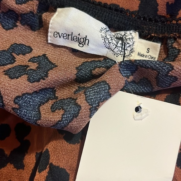 Everleigh animal print skirt asymmetric NWT elastic waste size S - Picture 7 of 7